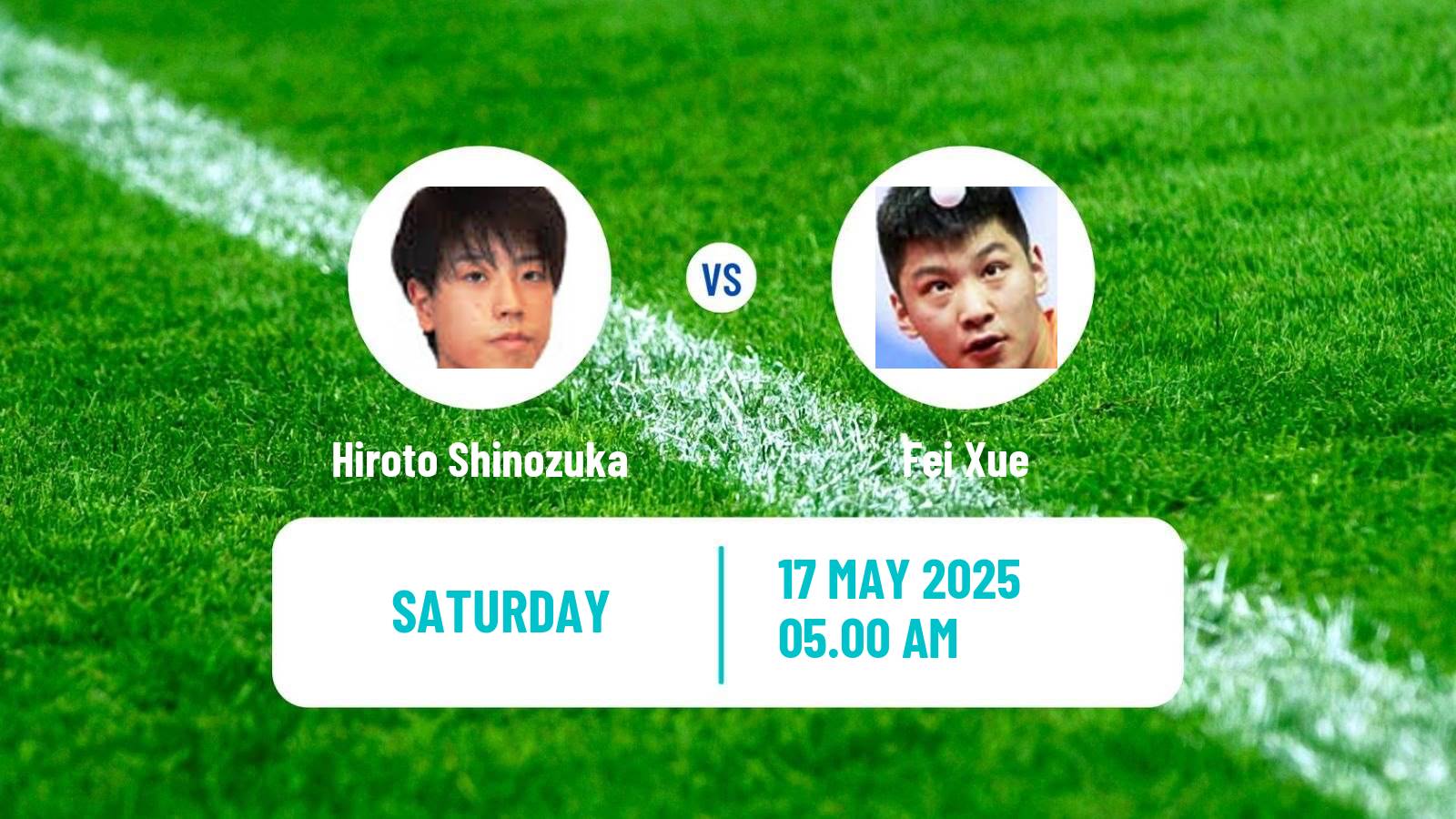 Table tennis World Championships Men Hiroto Shinozuka - Fei Xue