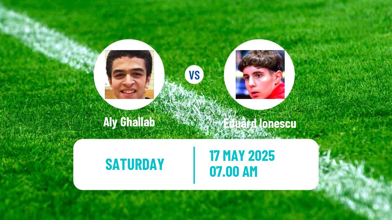 Table tennis World Championships Men Aly Ghallab - Eduard Ionescu