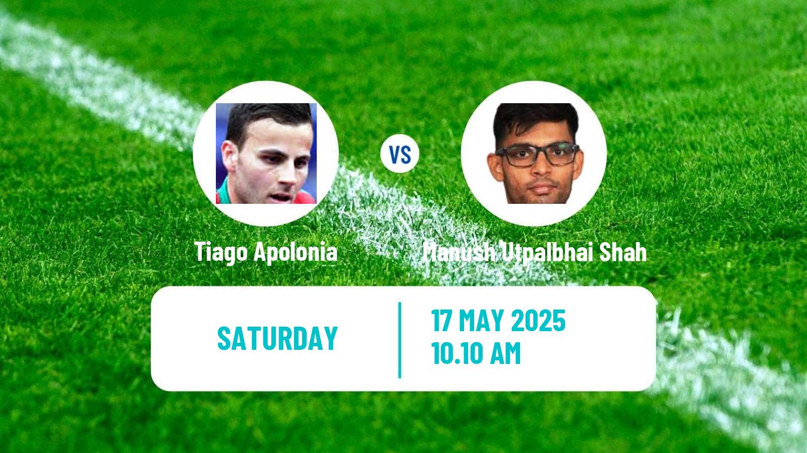 Table tennis World Championships Men Tiago Apolonia - Manush Utpalbhai Shah