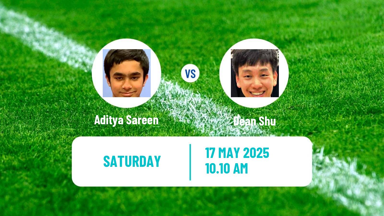 Table tennis World Championships Men Aditya Sareen - Dean Shu