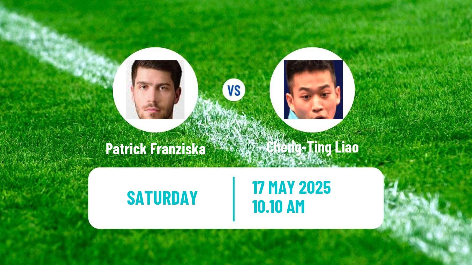 Table tennis World Championships Men Patrick Franziska - Cheng-Ting Liao