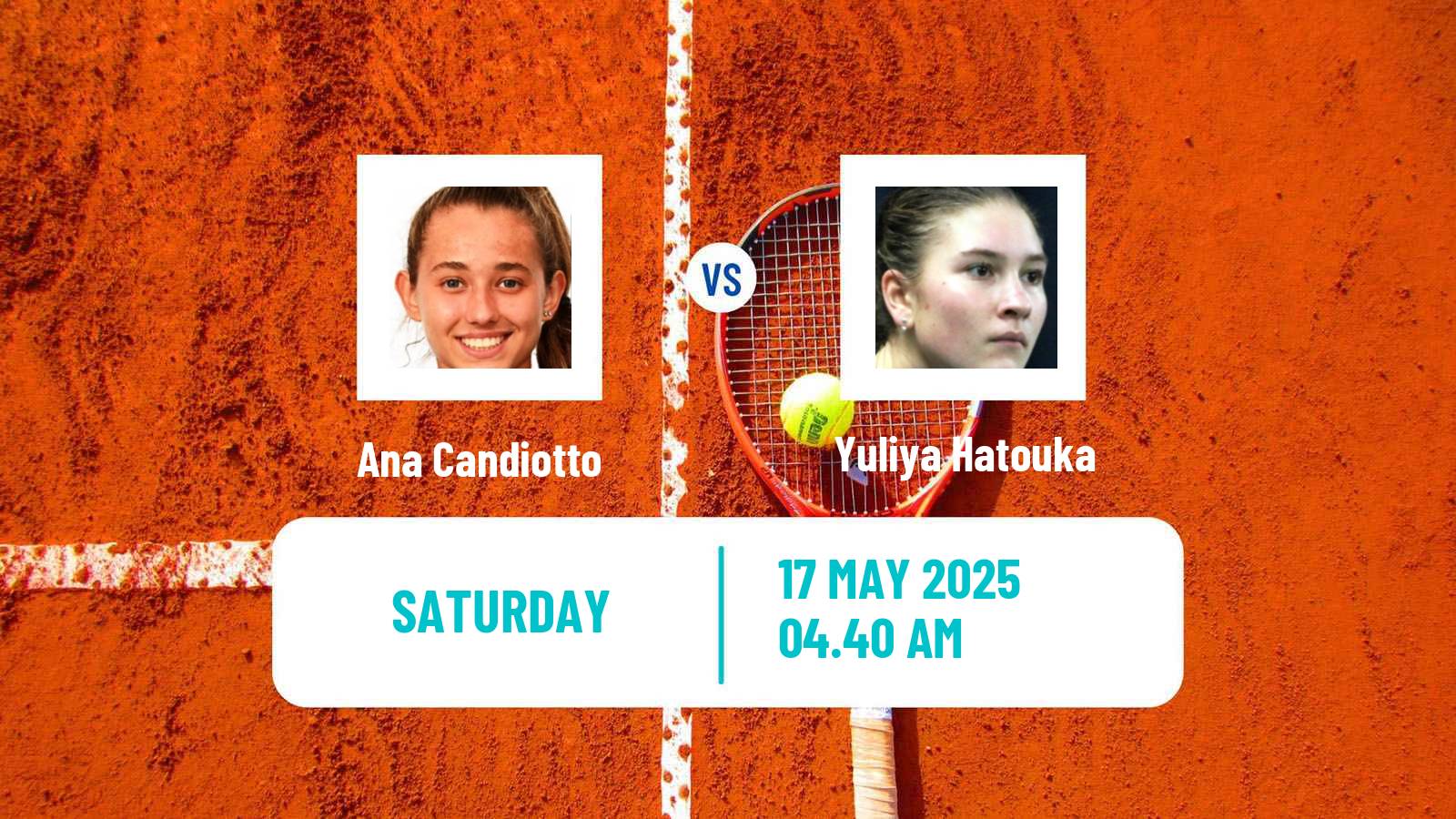 Tennis ITF W15 Kursumlijska Banja 4 Women Ana Candiotto - Yuliya Hatouka