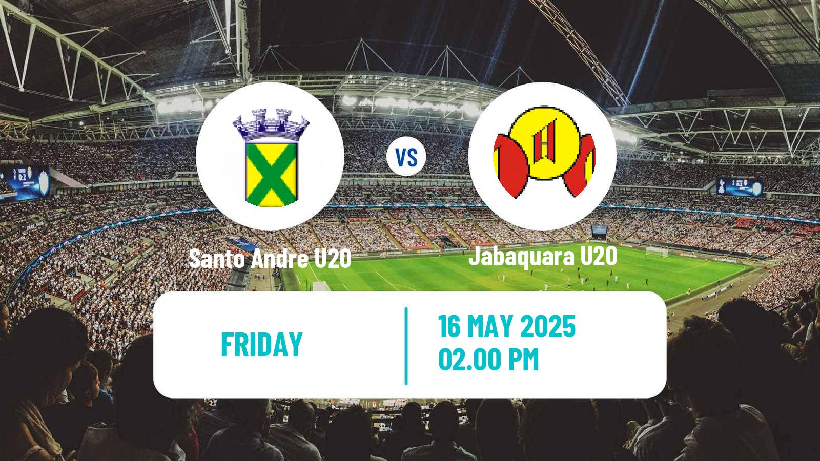 Soccer Brazilian Paulista U20 Santo Andre U20 - Jabaquara U20