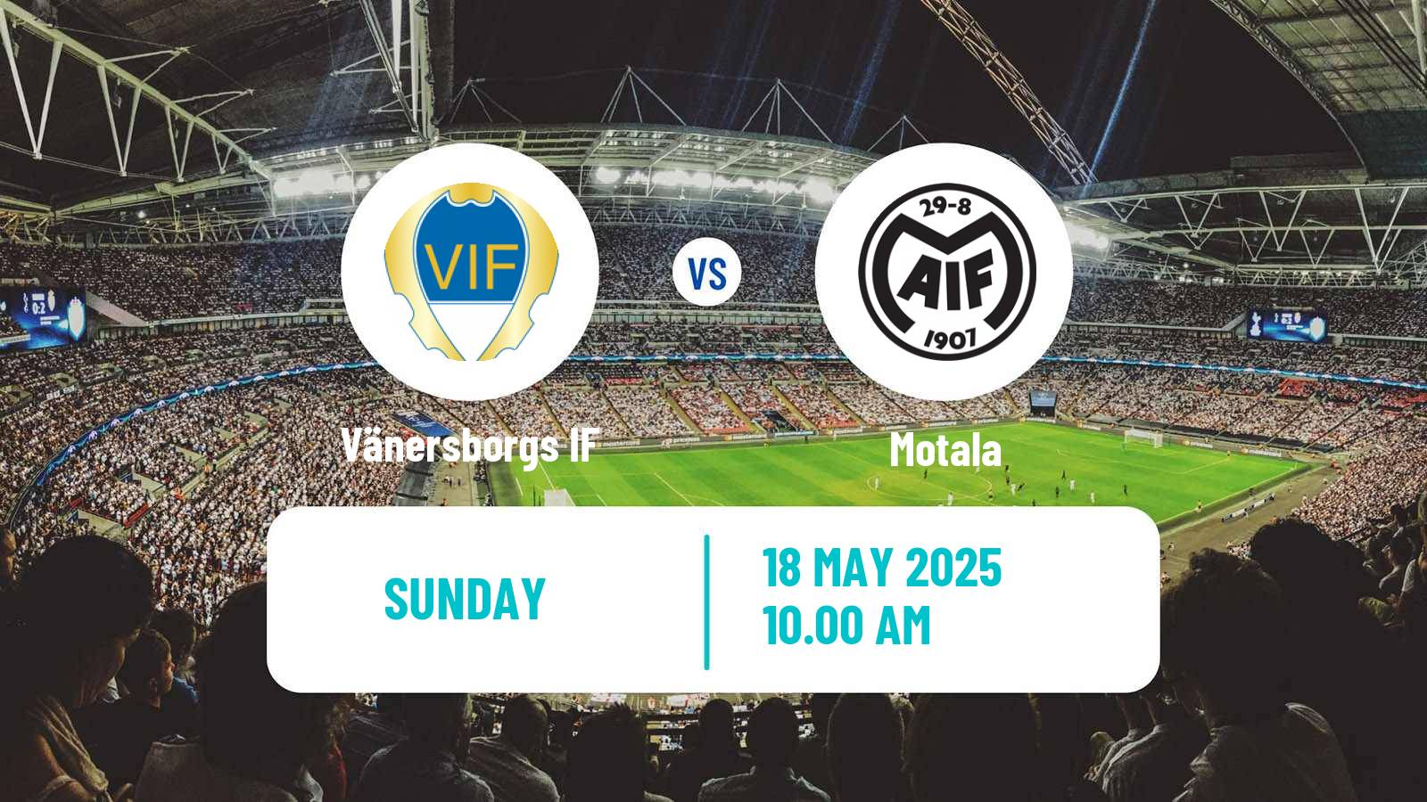 Soccer Swedish Division 2 - Norra Götaland Vänersborgs IF - Motala