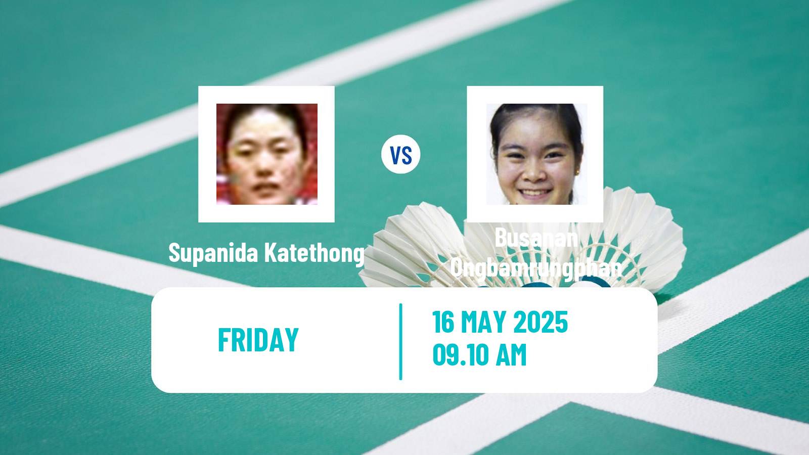 Badminton BWF World Tour Thailand Open Women Supanida Katethong - Busanan Ongbamrungphan