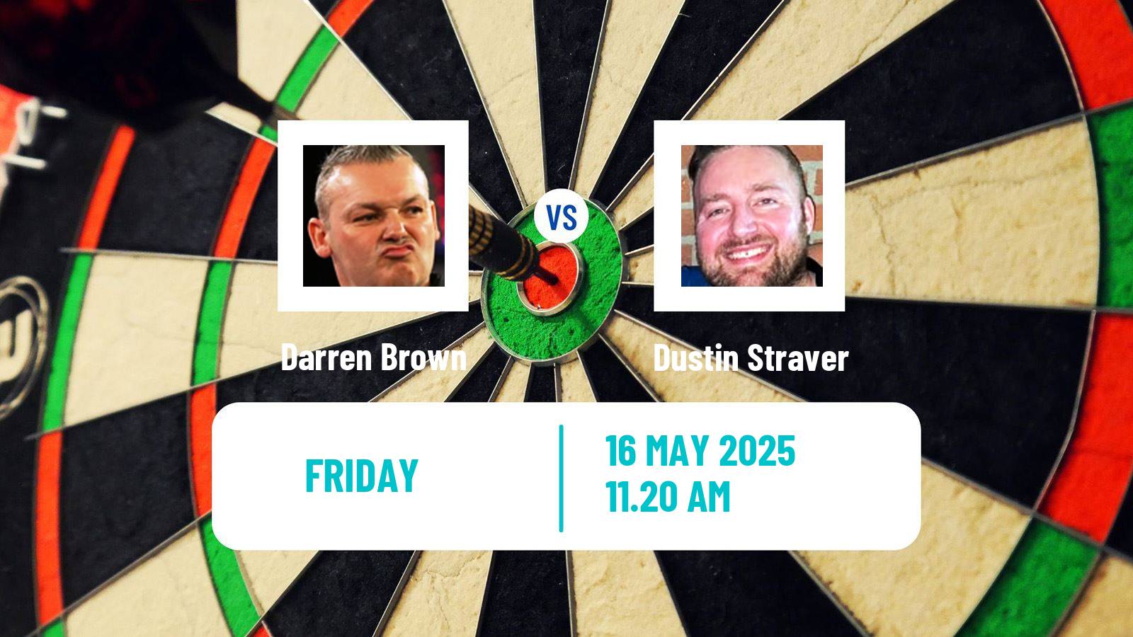 Darts Modus Super Series Darren Brown - Dustin Straver