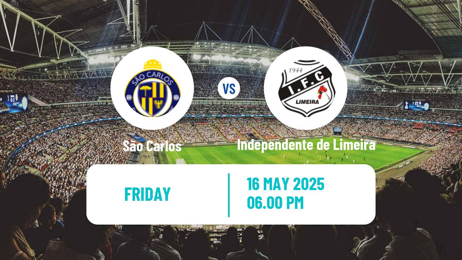 Soccer Brazilian Paulista B São Carlos - Independente de Limeira