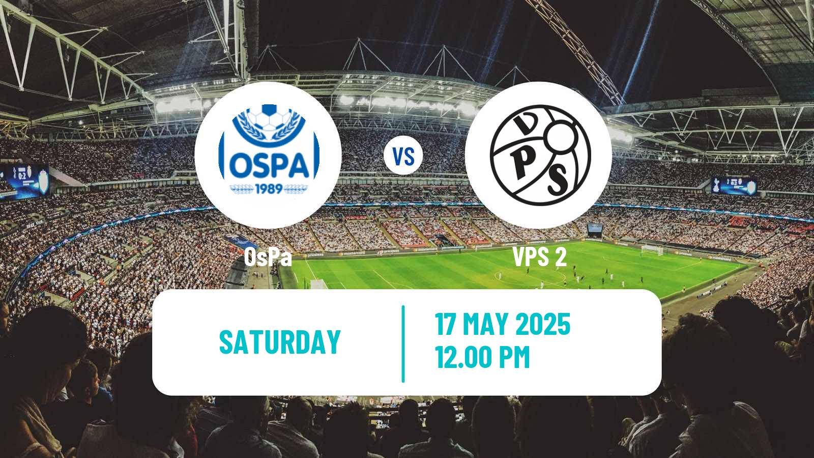 Soccer Finnish Kakkonen Group C OsPa - VPS 2