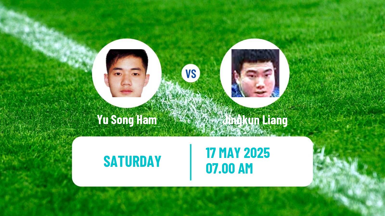 Table tennis World Championships Men Yu Song Ham - Jingkun Liang