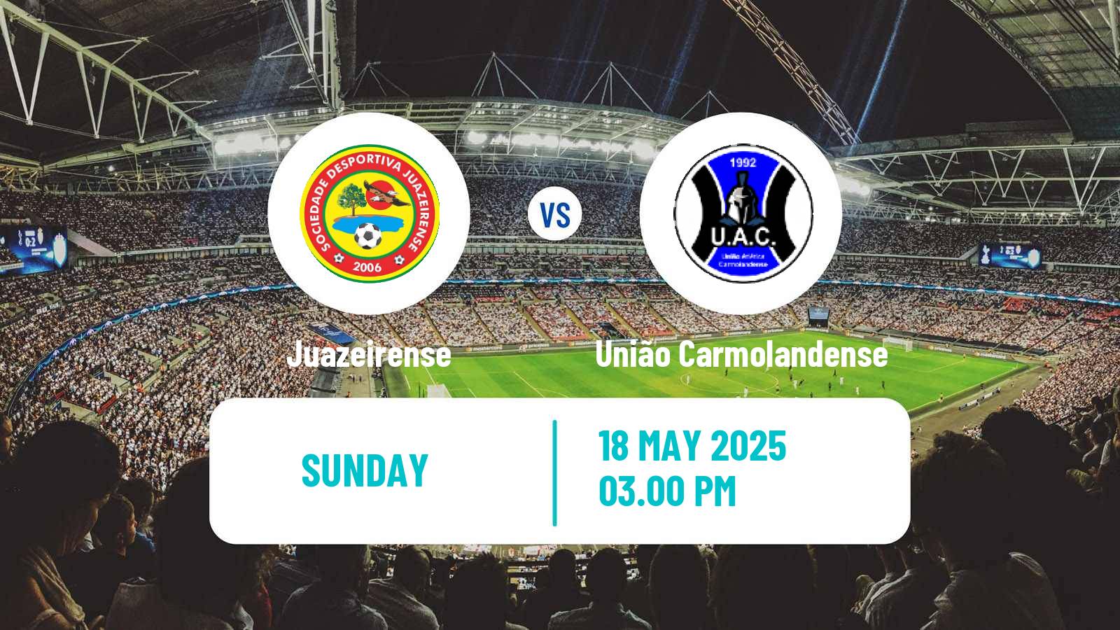 Soccer Brazilian Serie D Juazeirense - União Carmolandense
