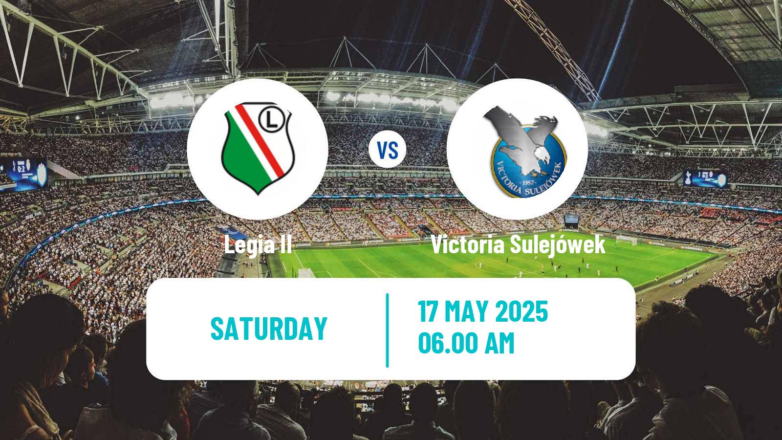 Soccer Polish Division 3 - Group I Legia II - Victoria Sulejówek