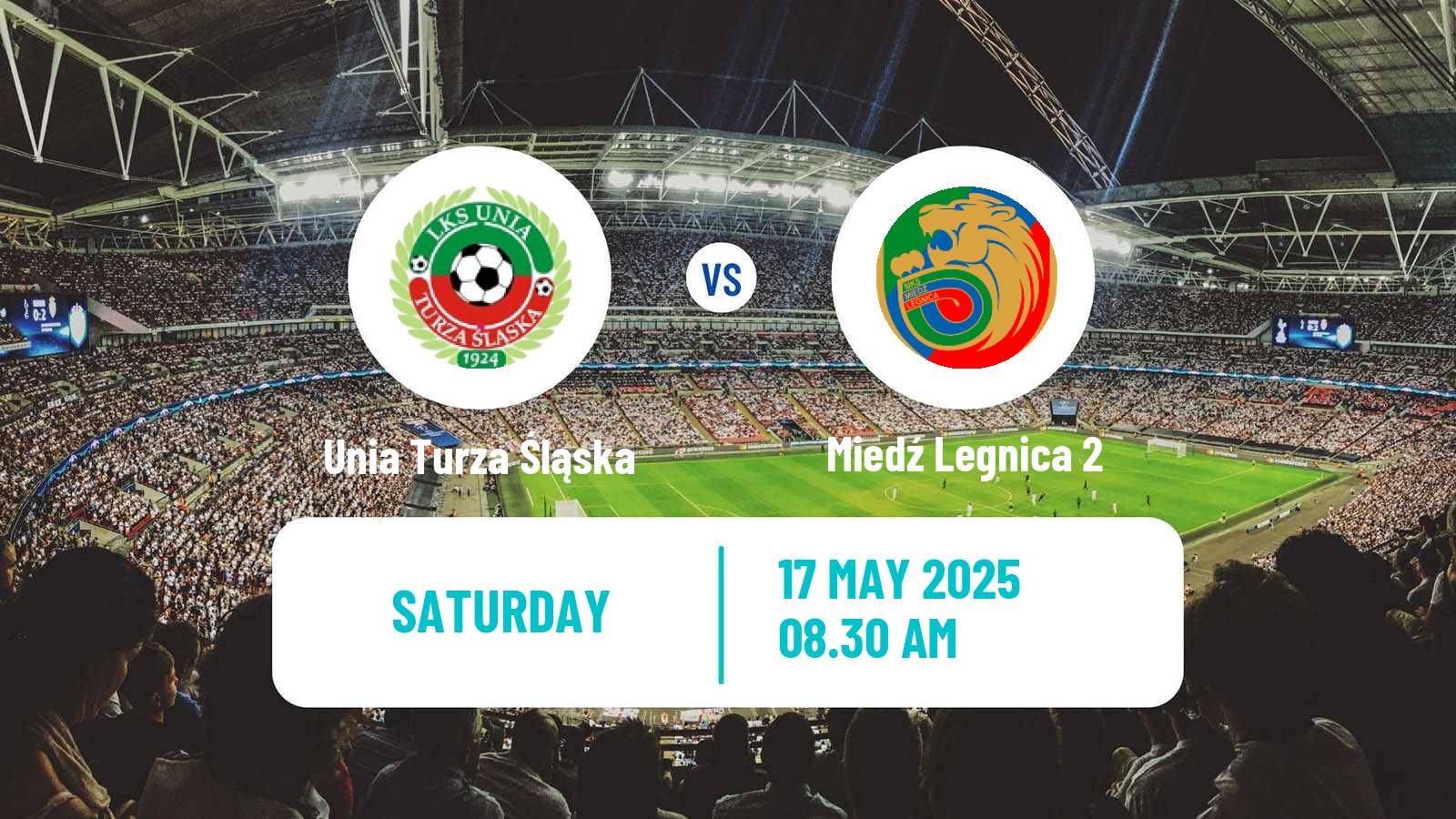 Soccer Polish Division 3 - Group III Unia Turza Śląska - Miedź Legnica 2