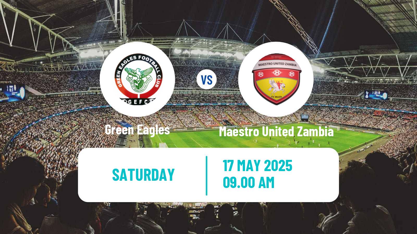 Soccer Zambian Premier League Green Eagles - Maestro United Zambia
