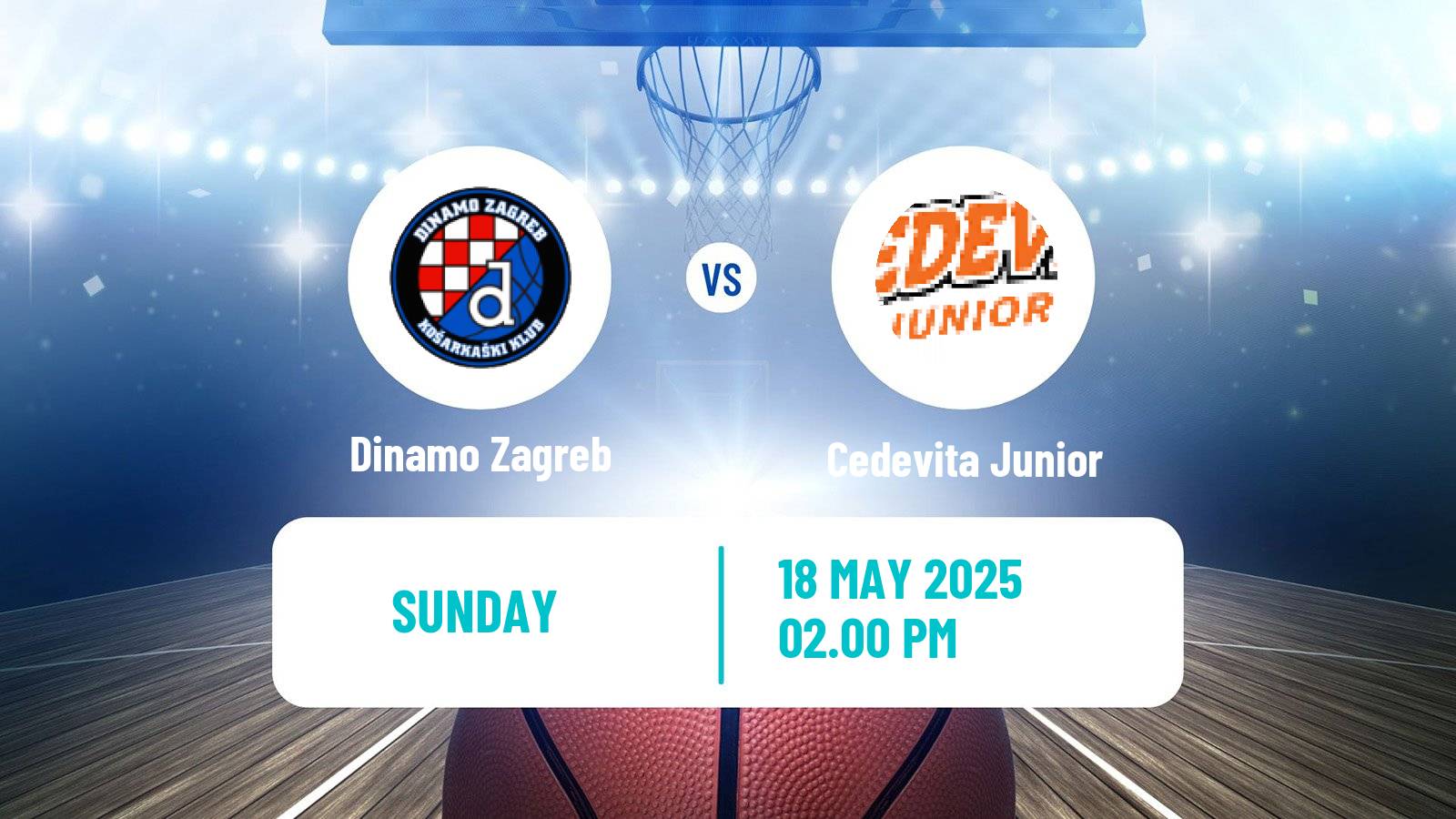 Basketball Croatian Premijer Liga Basketball Dinamo Zagreb - Cedevita Junior