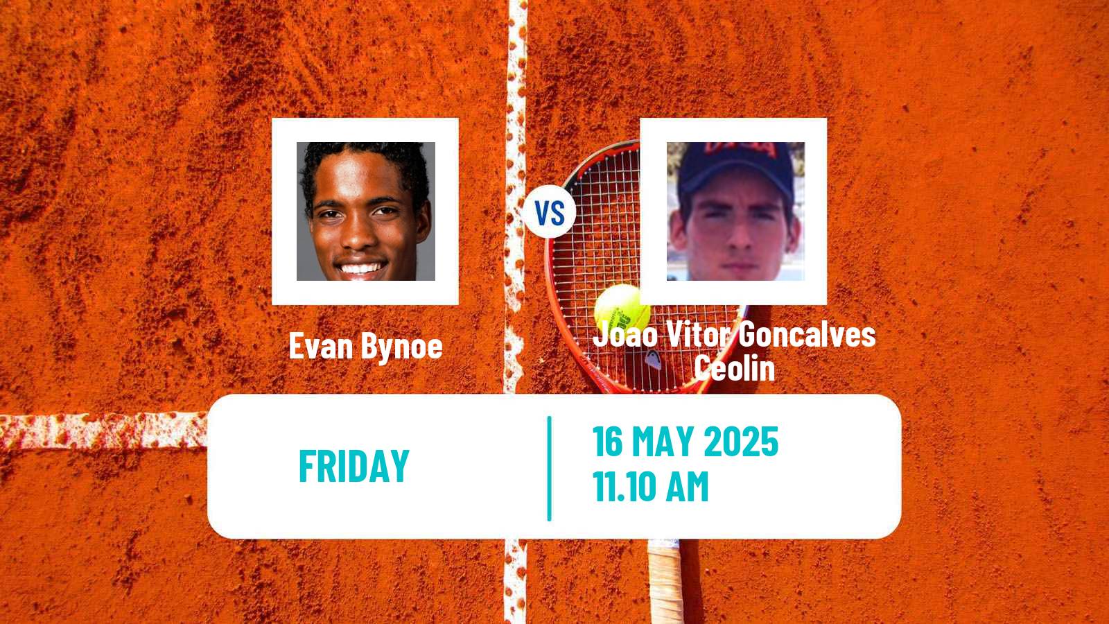 Tennis ITF M15 Orlando Fl Men Evan Bynoe - Joao Vitor Goncalves Ceolin