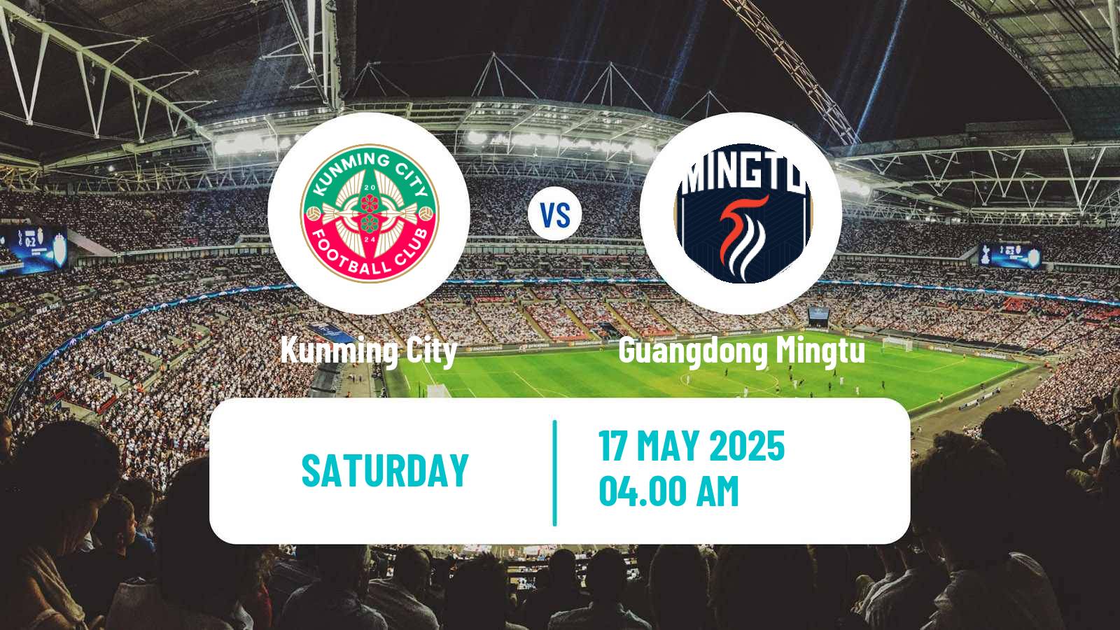 Soccer Chinese Yi League Kunming City - Guangdong Mingtu