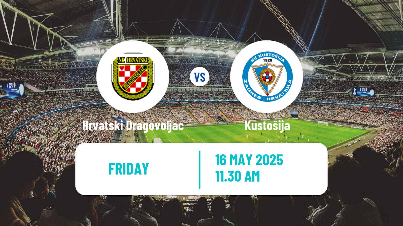 Soccer Croatian Druga NL Hrvatski Dragovoljac - Kustošija
