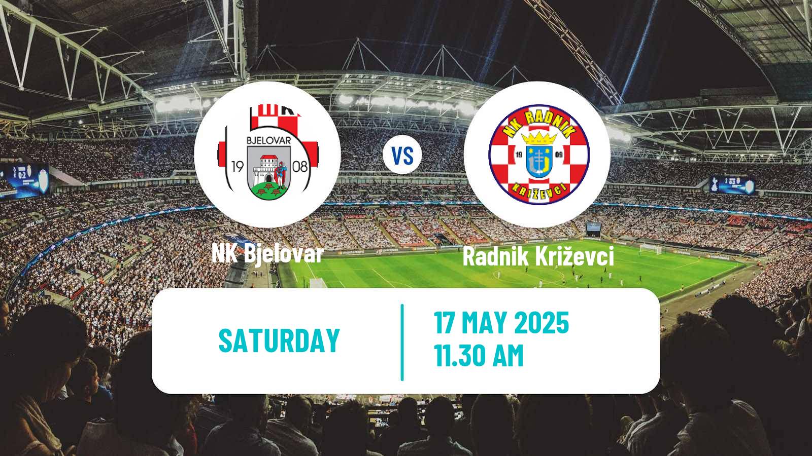 Soccer Croatian Druga NL Bjelovar - Radnik Križevci