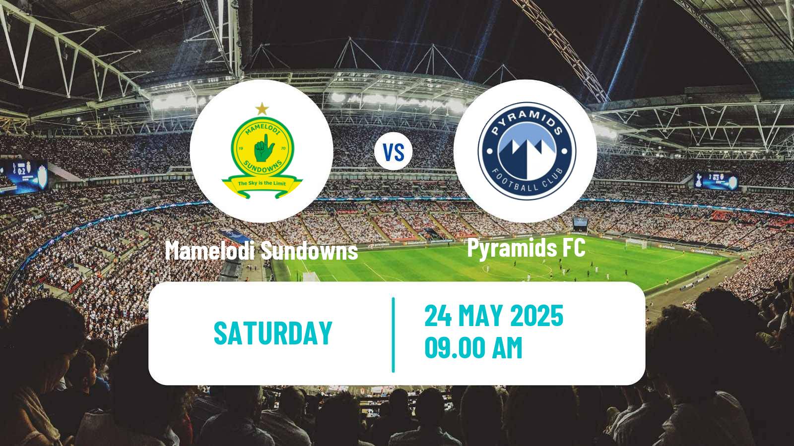 Soccer CAF Champions League Mamelodi Sundowns - Pyramids