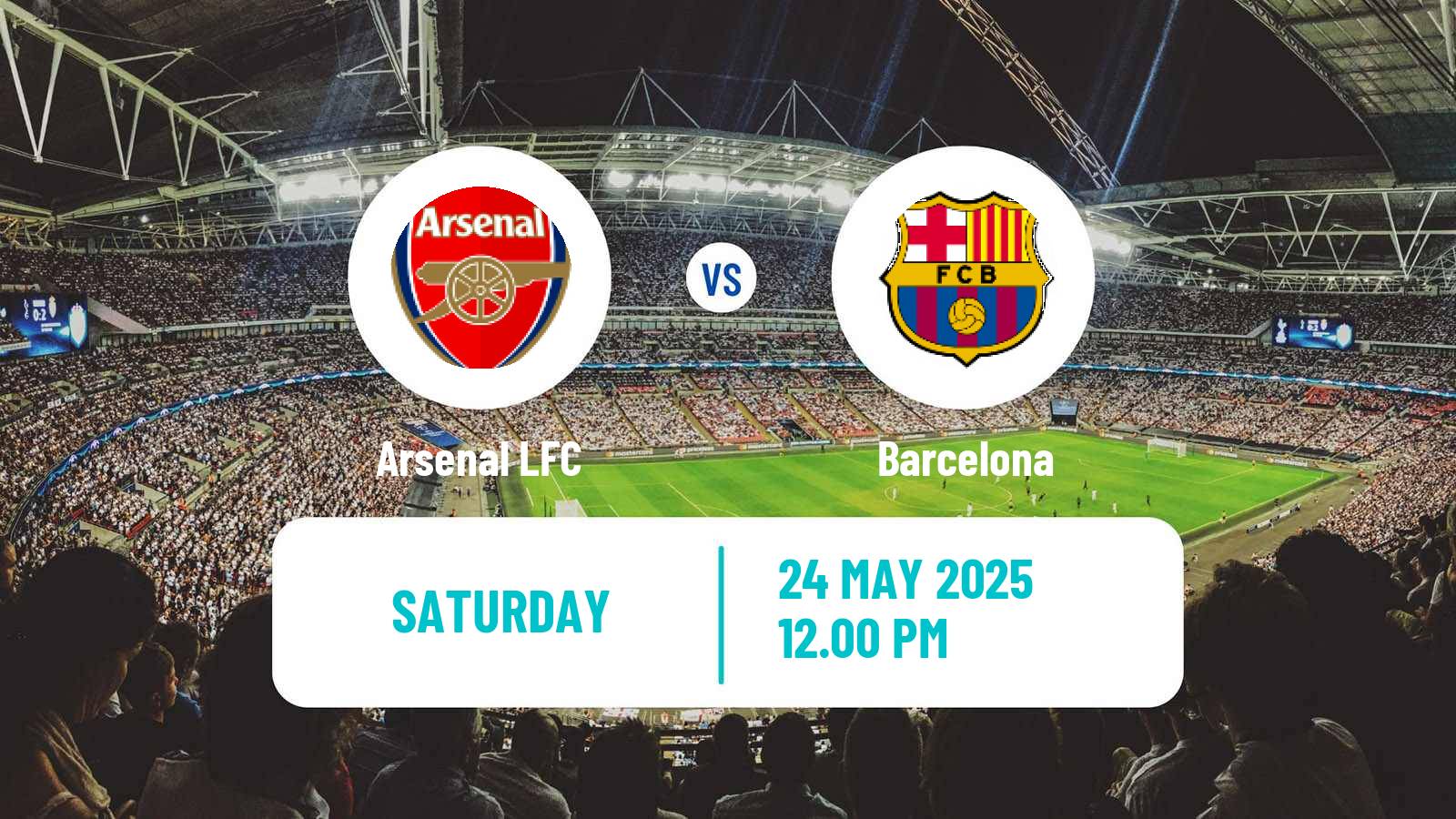 Soccer UEFA Champions League Women Arsenal LFC - Barcelona