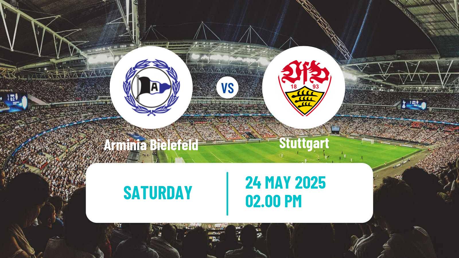 Soccer German DFB Pokal Arminia Bielefeld - Stuttgart