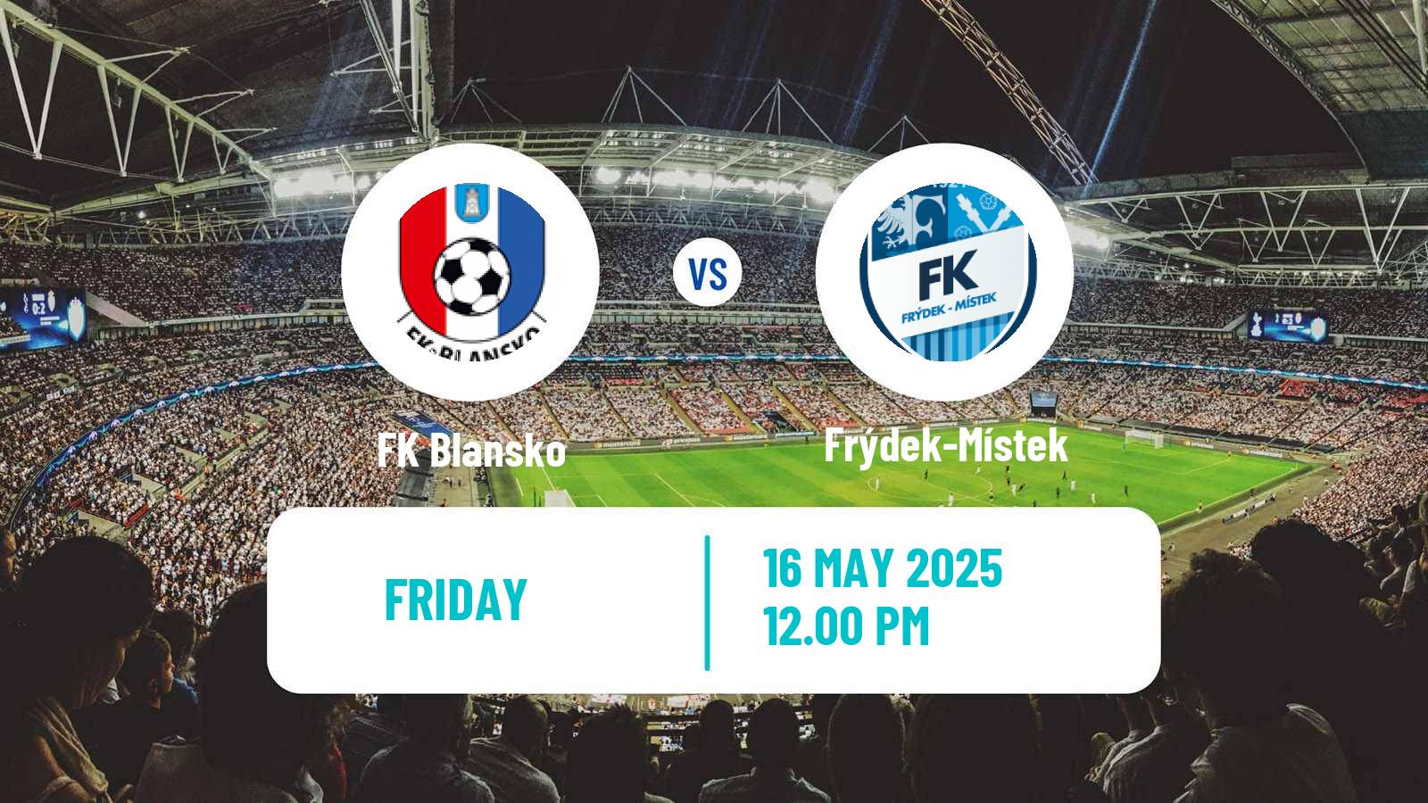 Soccer Czech MSFL Blansko - Frýdek-Místek