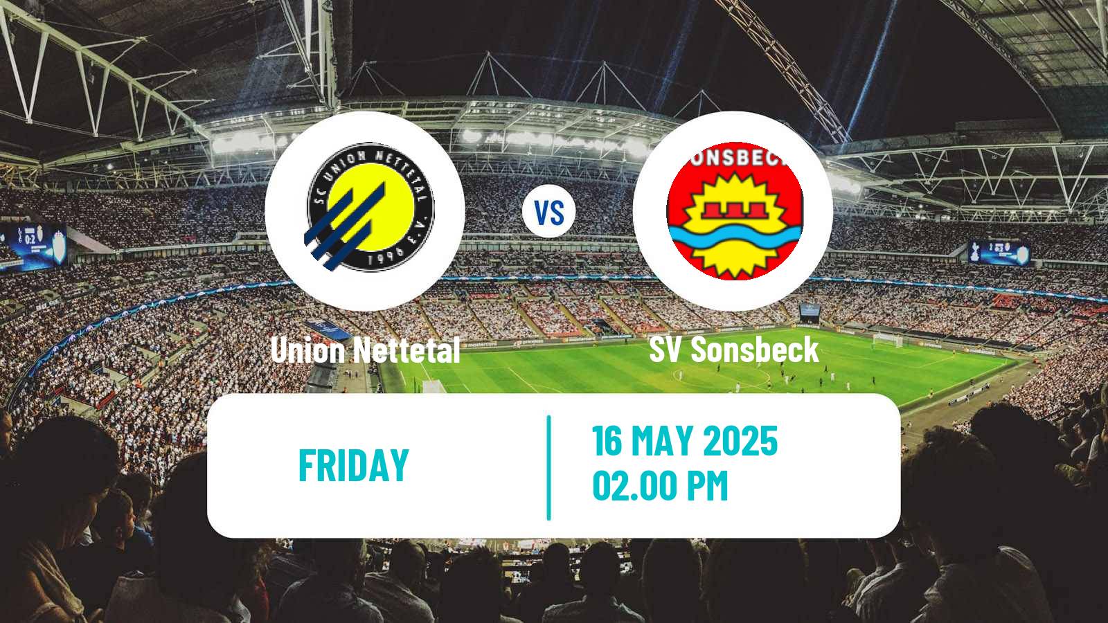 Soccer German Oberliga Niederrhein Union Nettetal - Sonsbeck