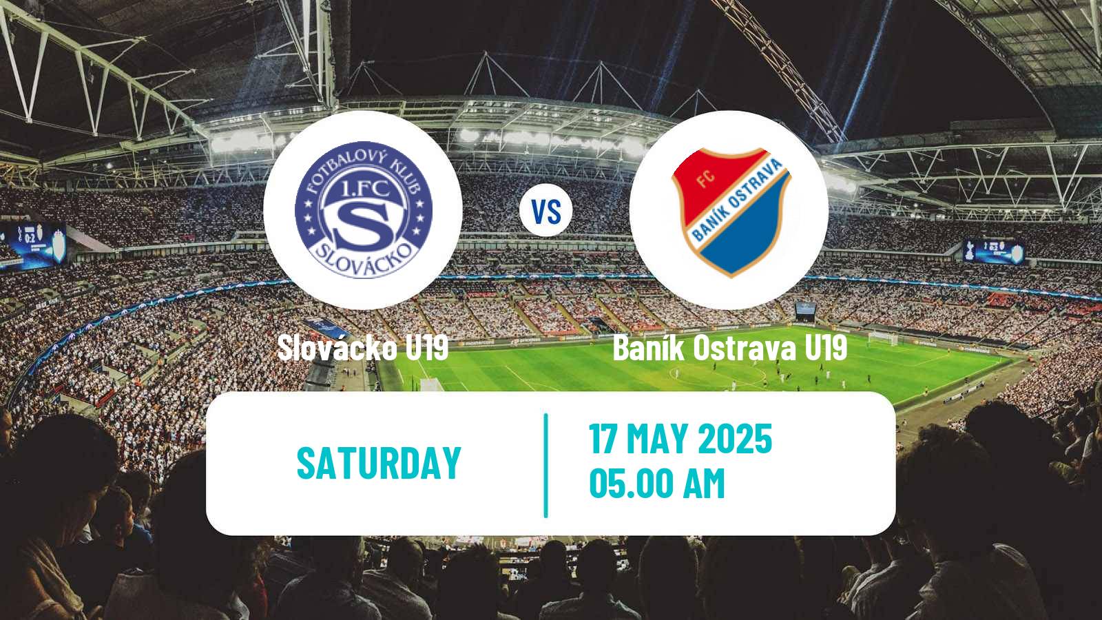 Soccer Czech U19 League Slovácko U19 - Baník Ostrava U19