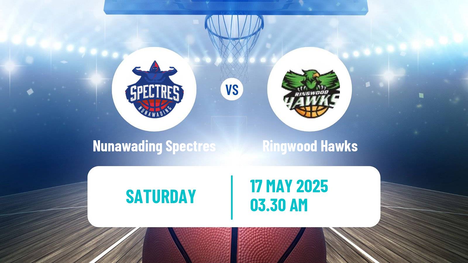 Basketball Australian NBL1 South Women Nunawading Spectres - Ringwood Hawks