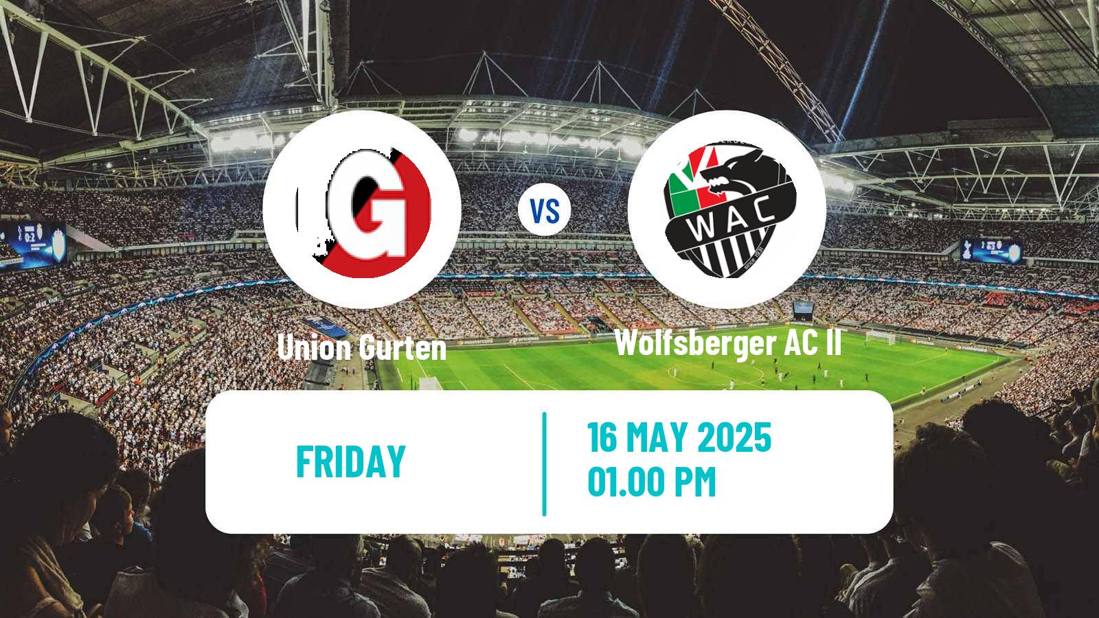 Soccer Austrian Regionalliga Central Union Gurten - Wolfsberger AC II