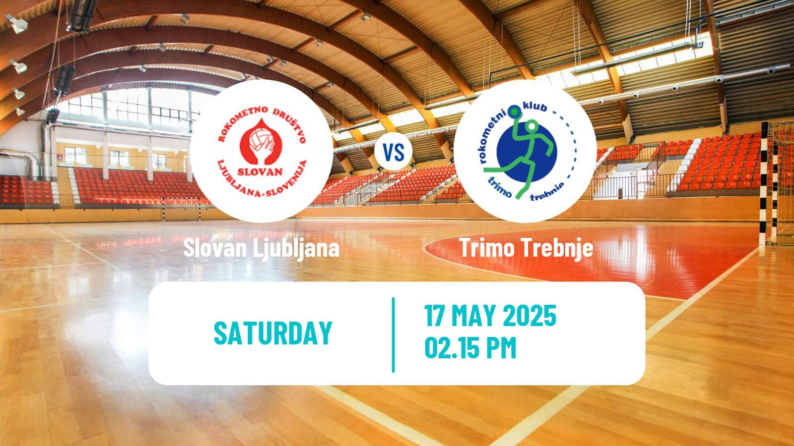 Handball Slovenian 1 NLB Liga Handball Slovan Ljubljana - Trimo Trebnje