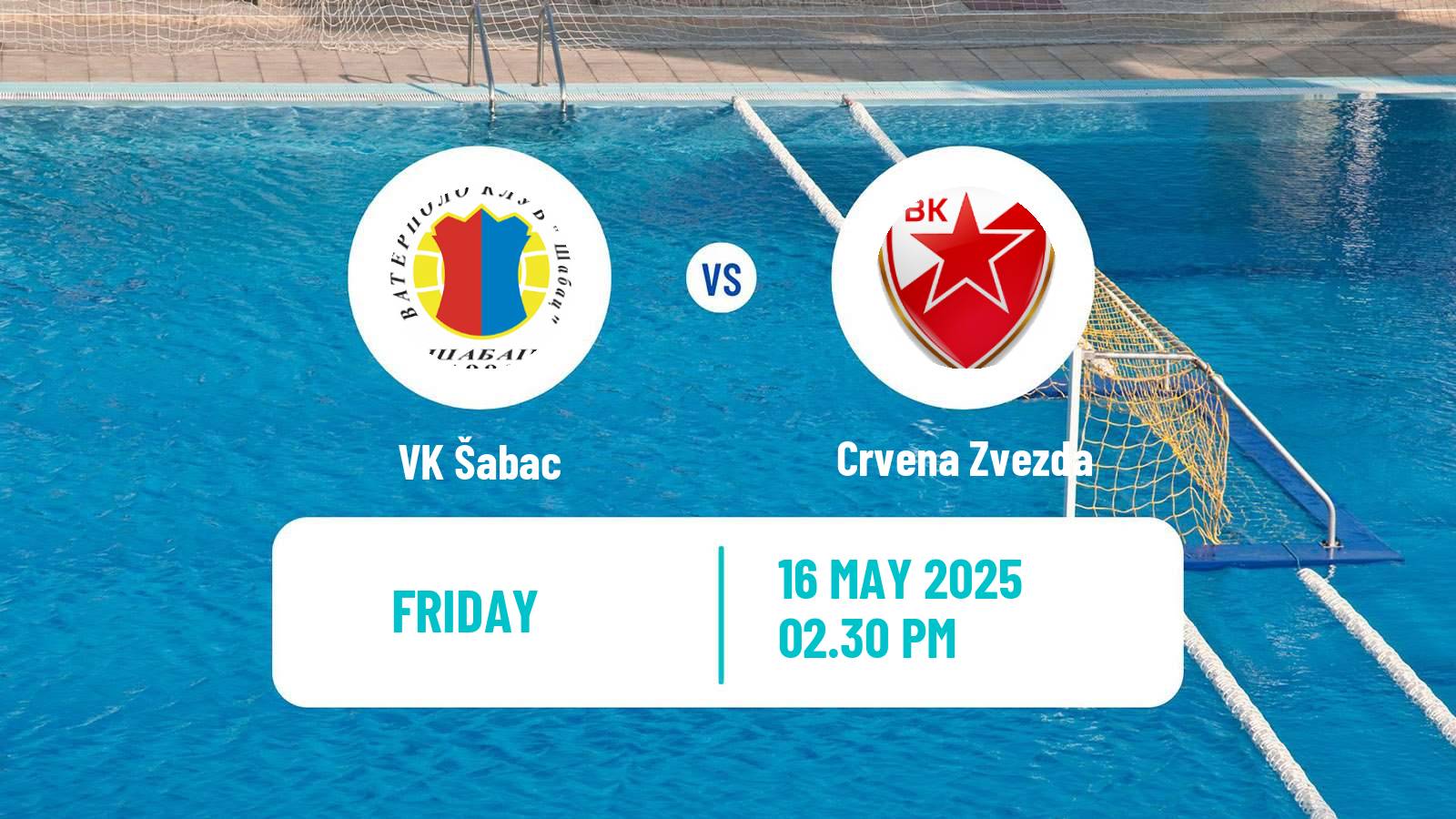 Water polo Serbian Super Liga Water Polo Šabac - Crvena Zvezda