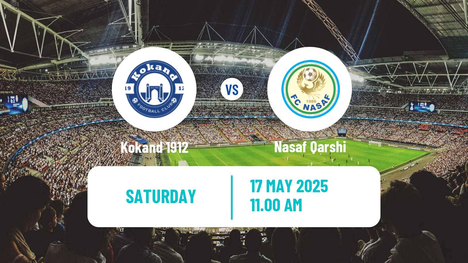 Soccer Uzbek League Kokand 1912 - Nasaf Qarshi