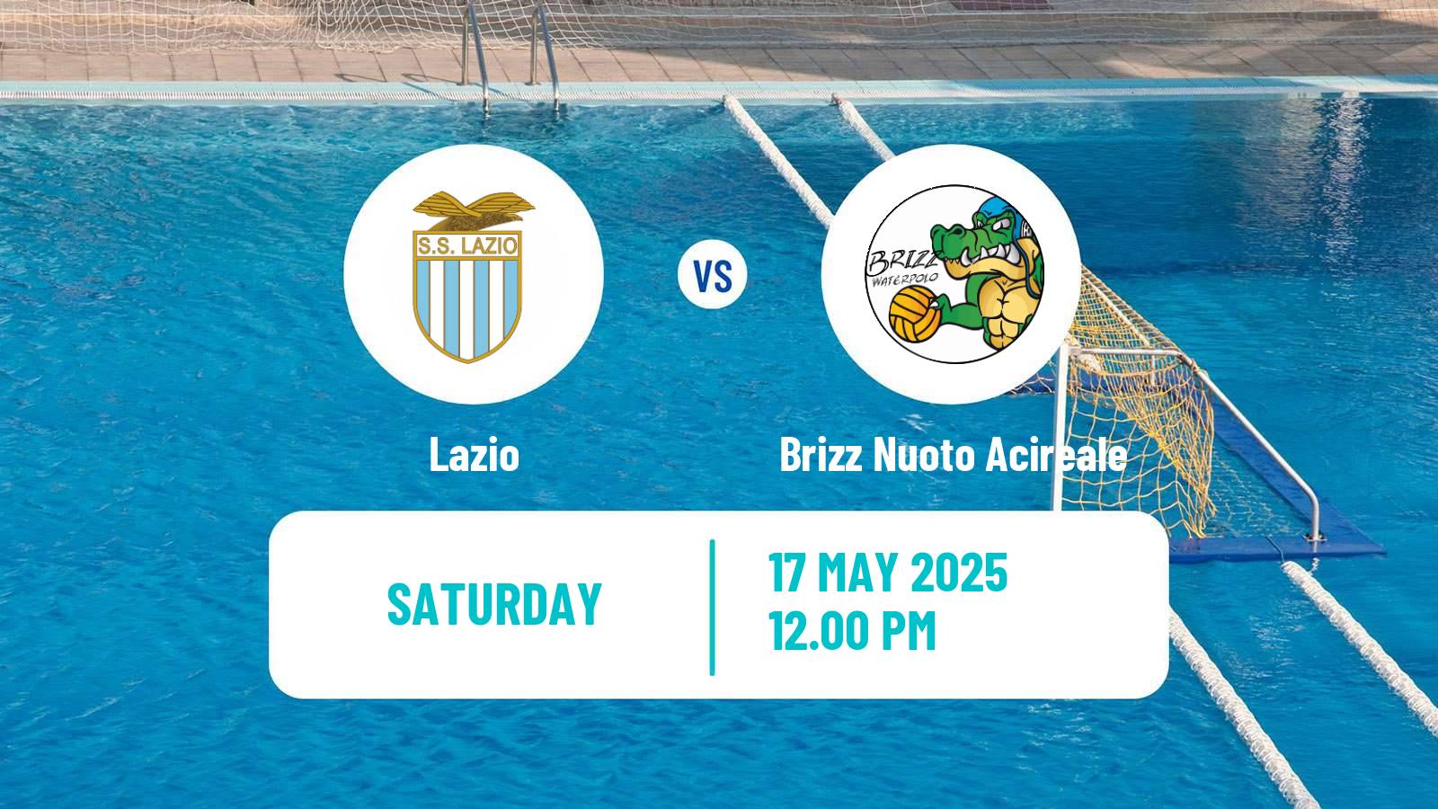 Water polo Italian A1 Water Polo Women Lazio - Brizz Nuoto Acireale