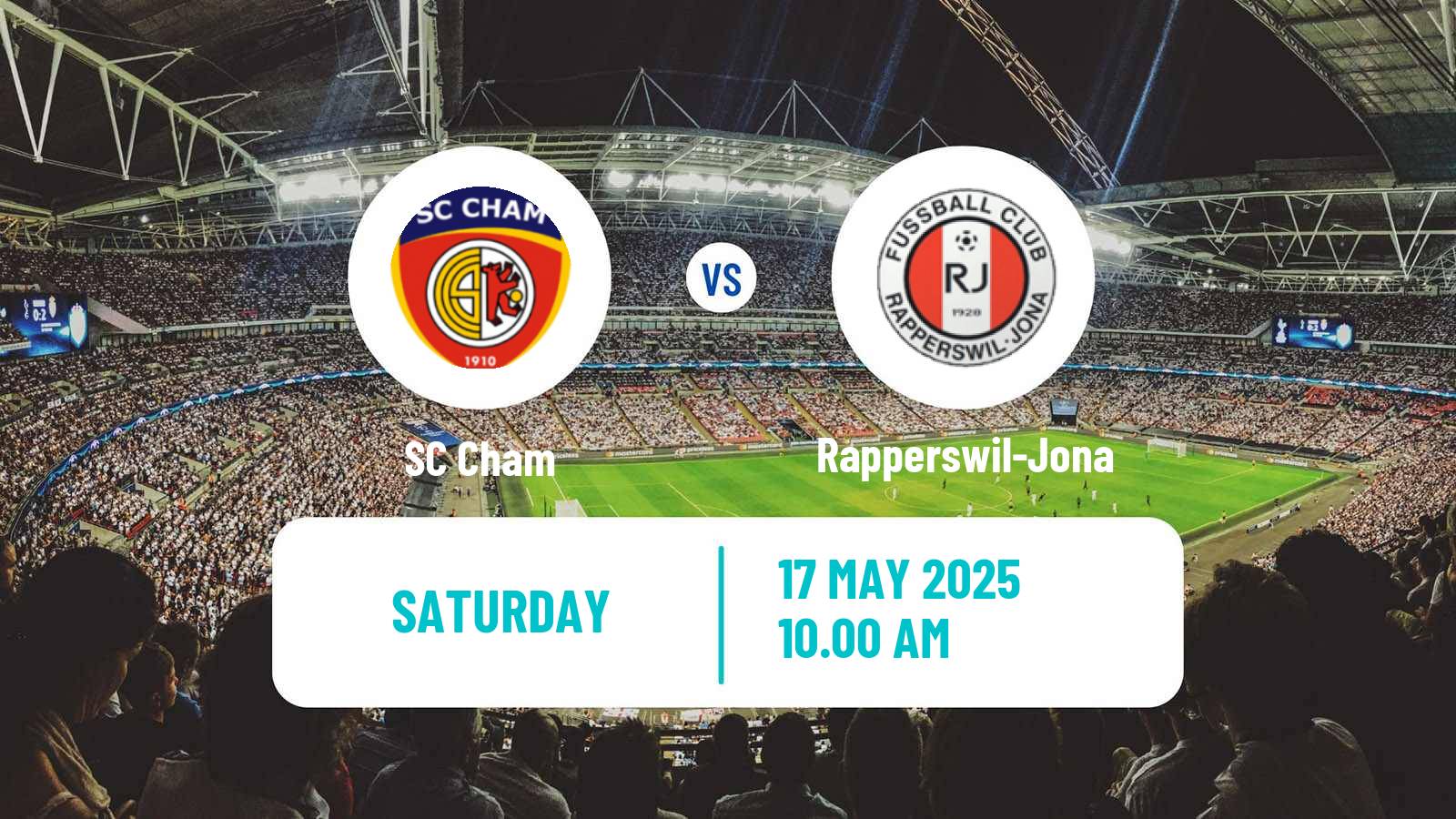 Soccer Swiss Promotion League Cham - Rapperswil-Jona