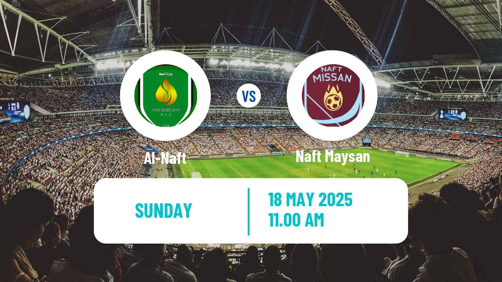Soccer Iraqi Premier League Al-Naft - Naft Maysan