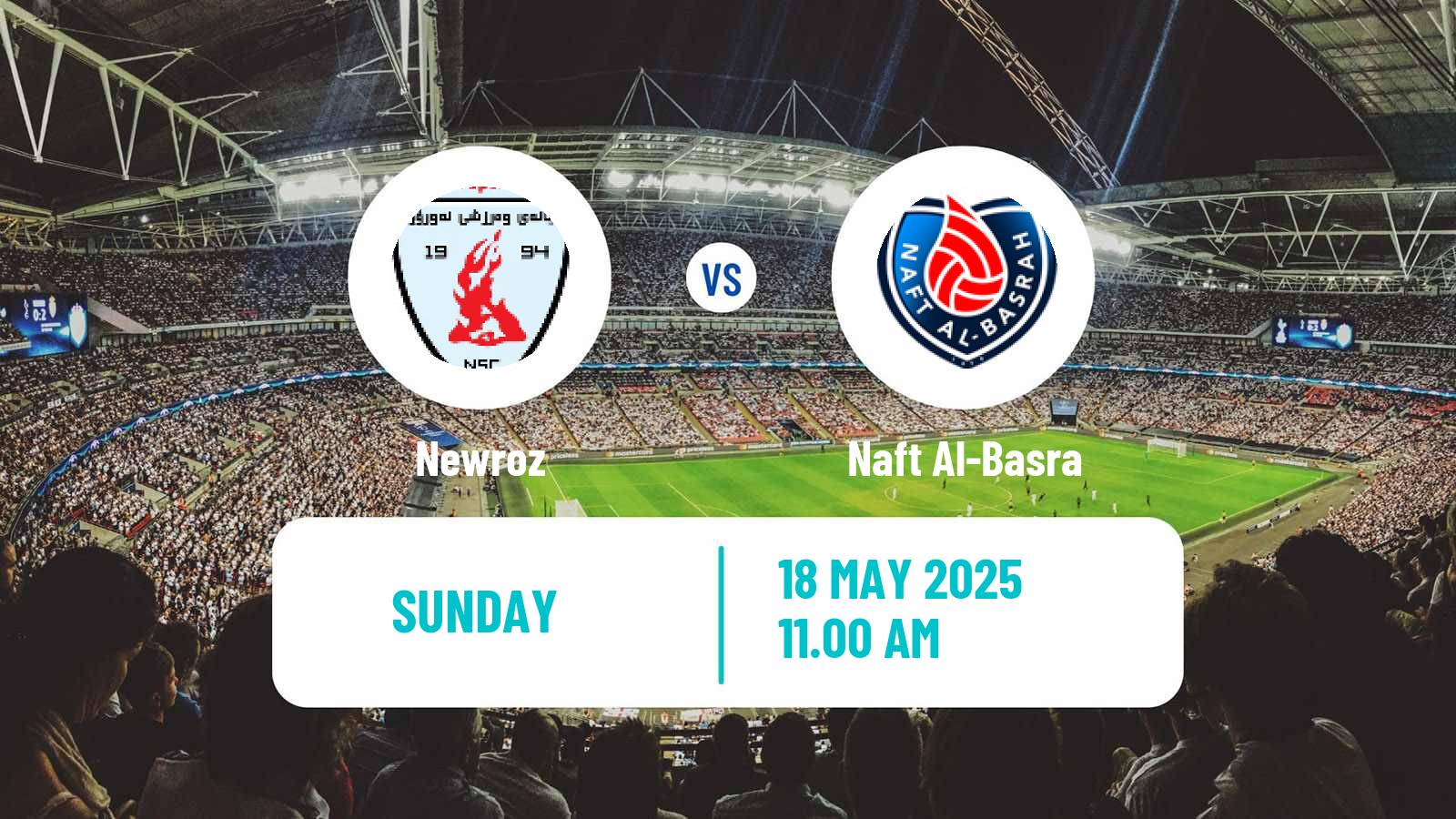 Soccer Iraqi Premier League Newroz - Naft Al-Basra