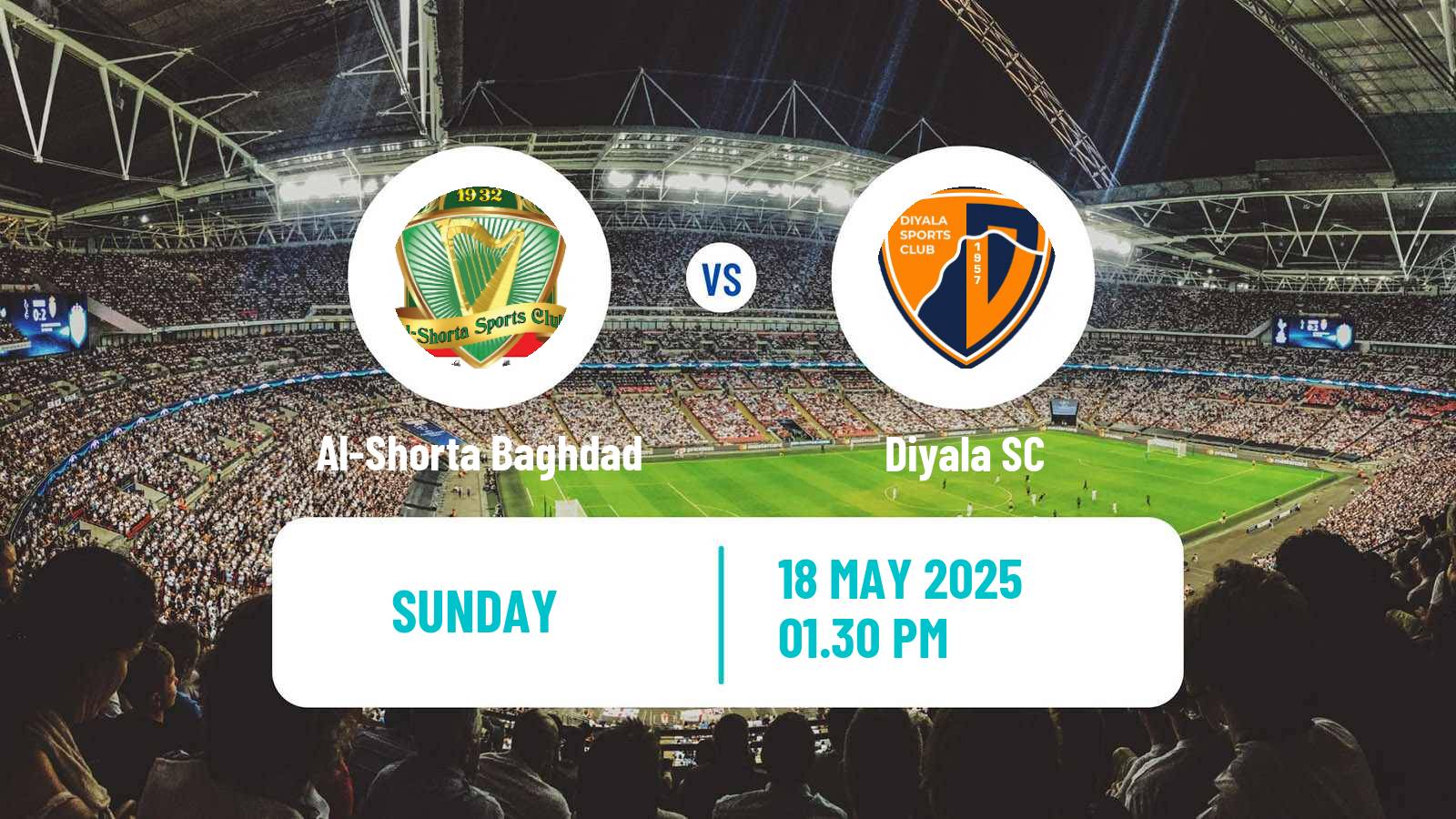 Soccer Iraqi Premier League Al-Shorta Baghdad - Diyala