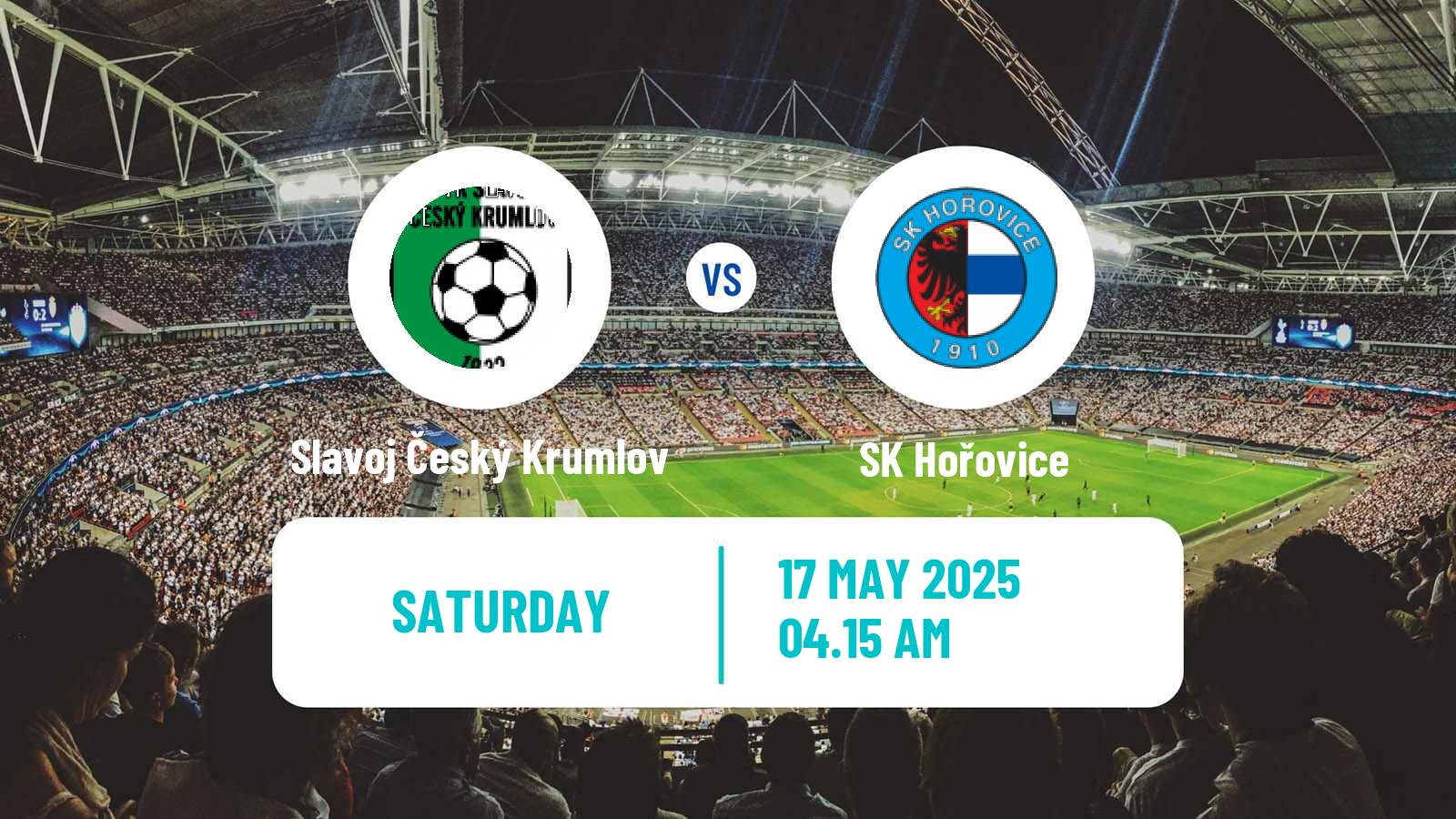 Soccer Czech Division A Slavoj Český Krumlov - Hořovice