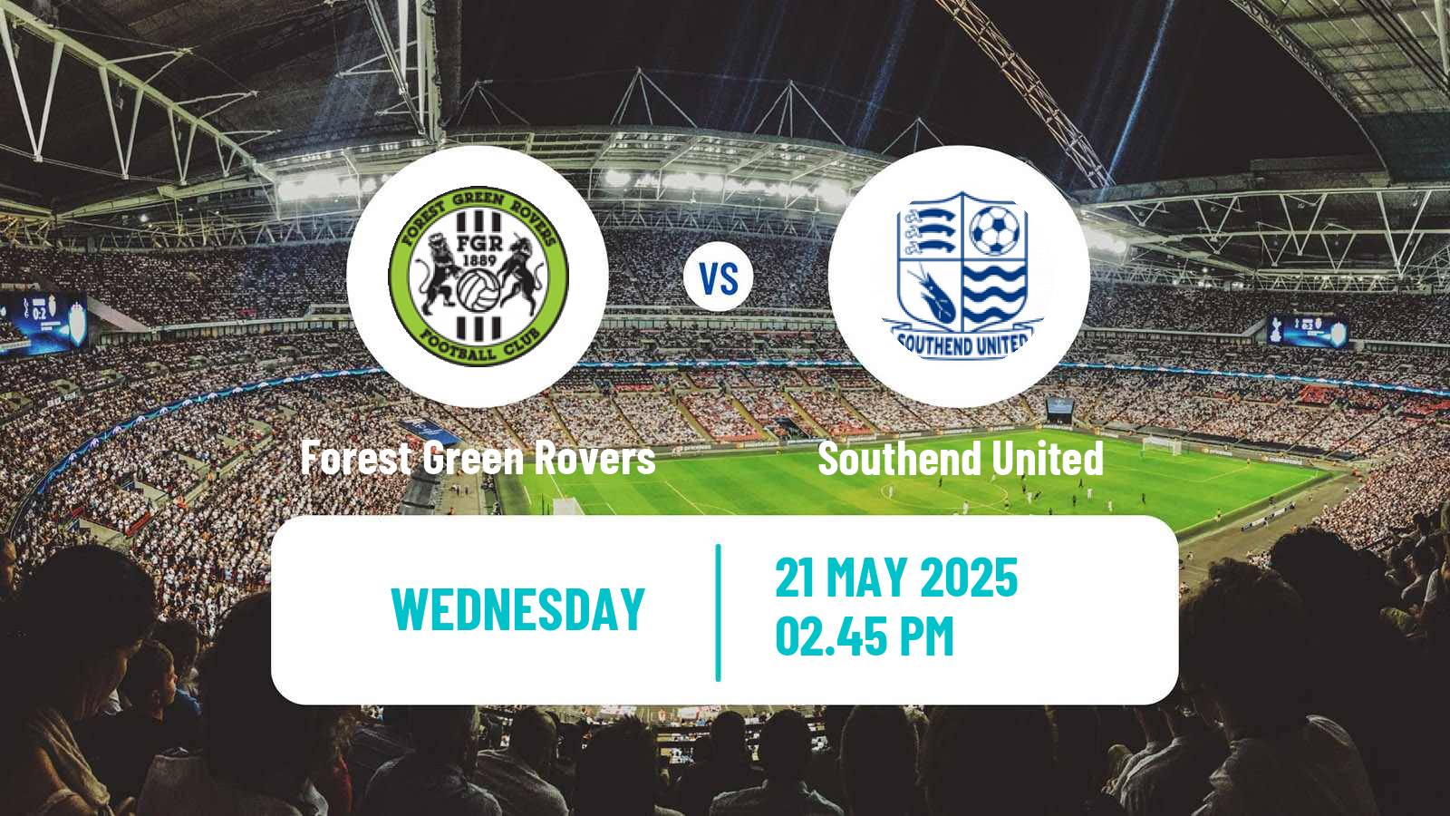Soccer English National League Forest Green Rovers - Southend United