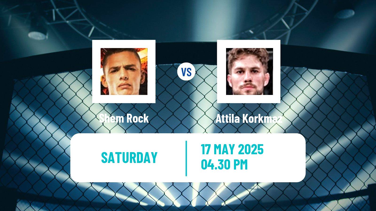 MMA Catchweight Oktagon Men Shem Rock - Attila Korkmaz
