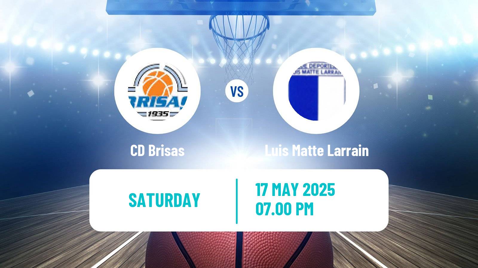 Basketball Chilean LNB 2 Brisas - Luis Matte Larrain