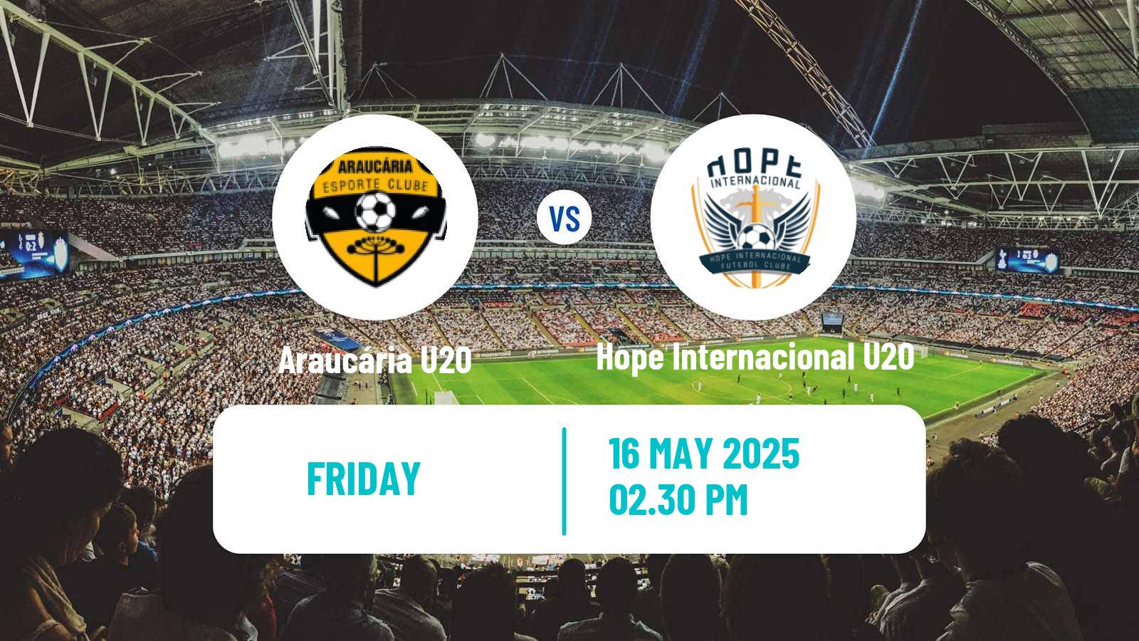 Soccer Brazilian Paranaense U20 Araucária U20 - Hope Internacional U20