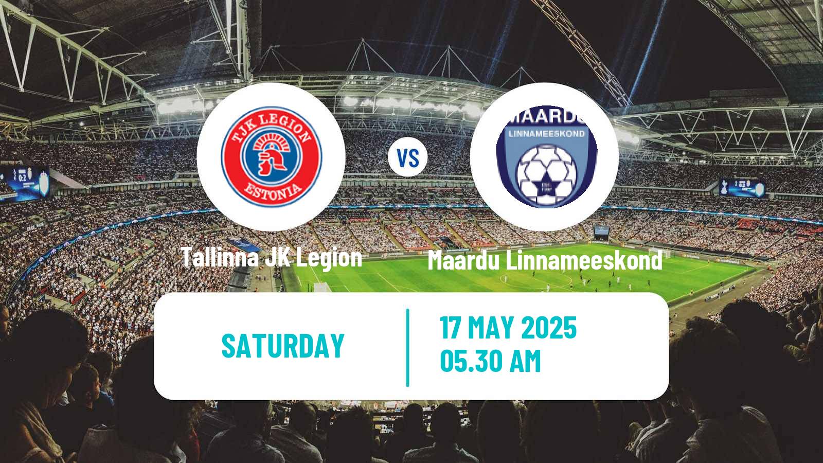 Soccer Estonian Esiliiga B Tallinna JK Legion - Maardu Linnameeskond