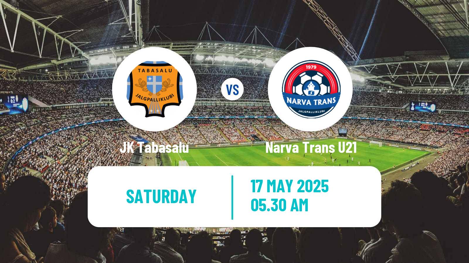 Soccer Estonian Esiliiga B Tabasalu - Narva Trans U21