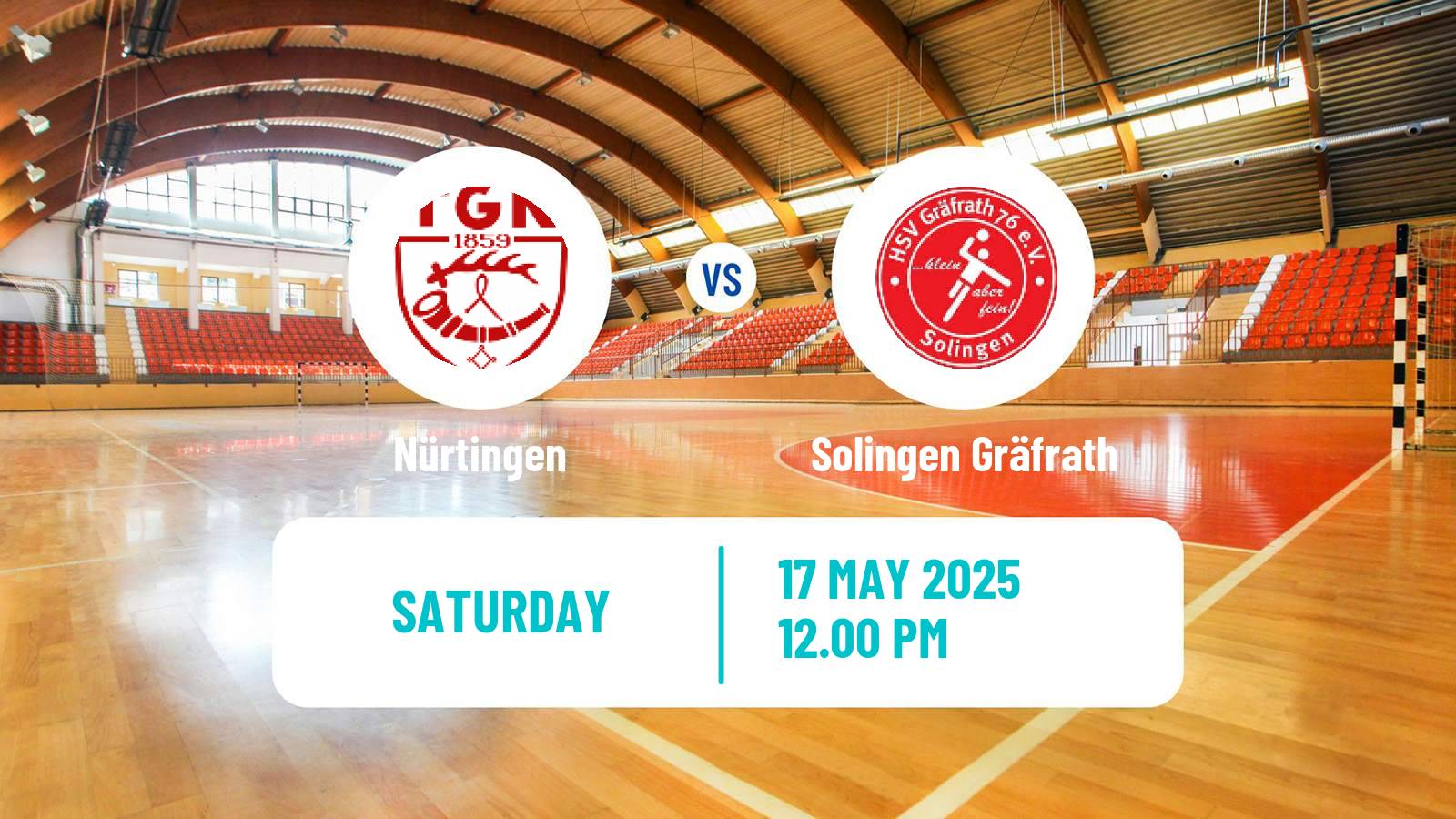 Handball German 2 Bundesliga Handball Women Nürtingen - Solingen Gräfrath