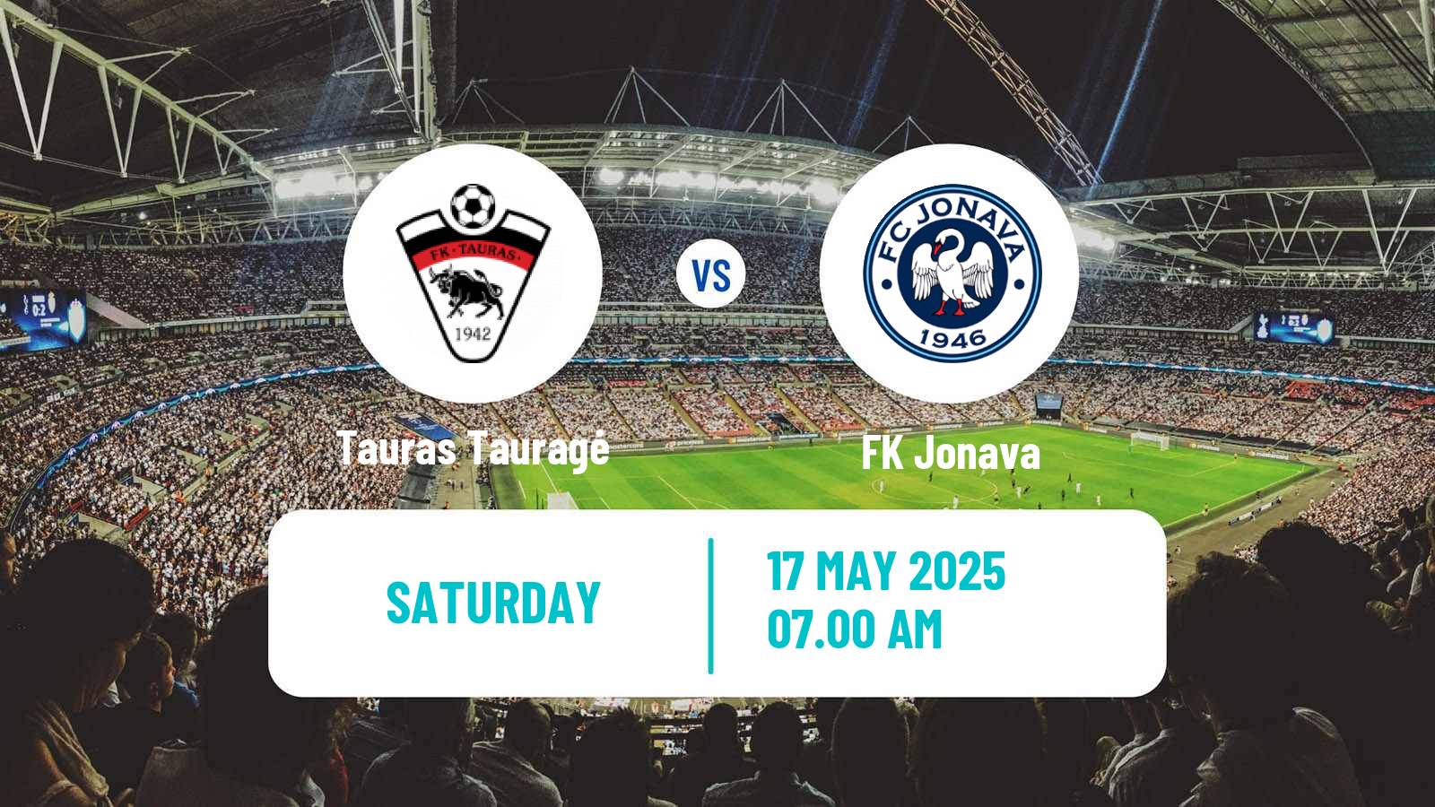Soccer Lithuanian Division 2 Tauras Tauragė - Jonava