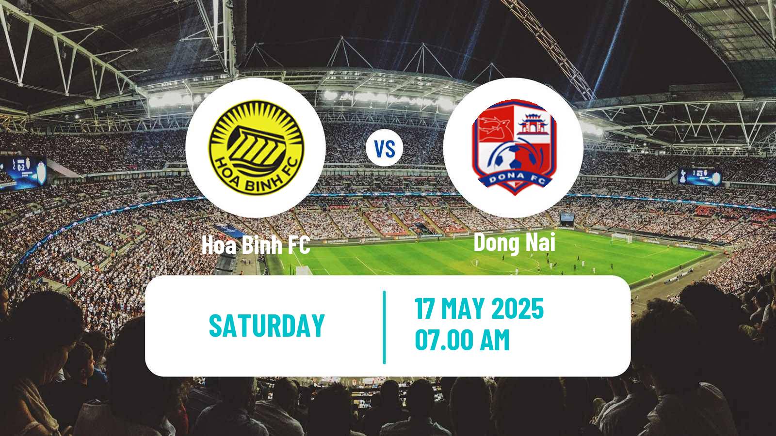 Soccer Vietnamese V League 2 Hoa Binh - Dong Nai