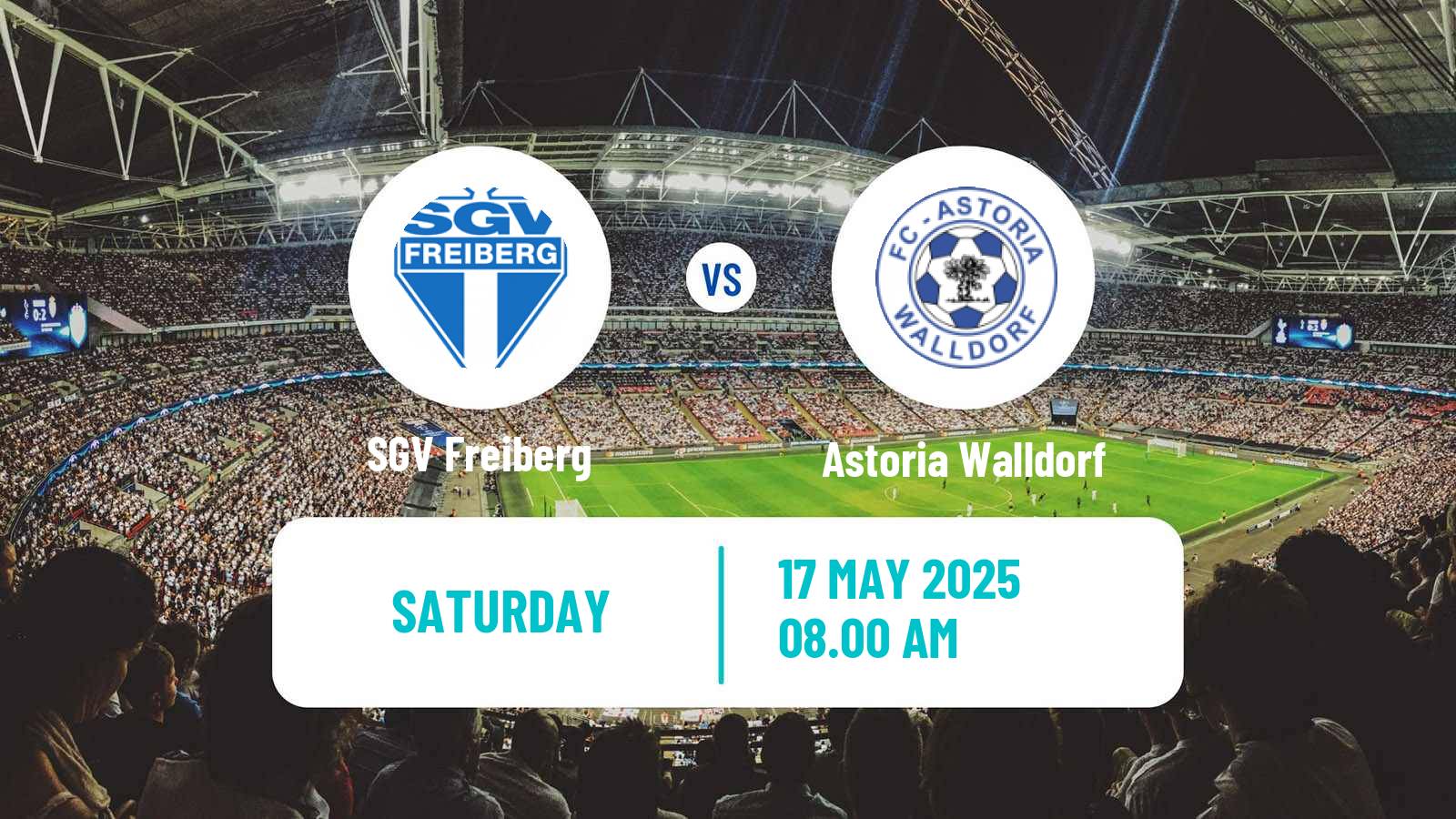Soccer German Regionalliga Sudwest Freiberg - Astoria Walldorf