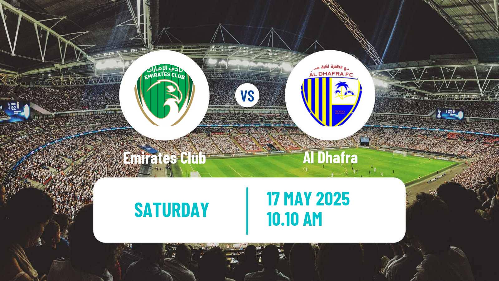Soccer UAE Division 1 Emirates Club - Al Dhafra